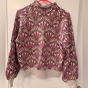 By Anthropologie The Beatriz Mock-Neck Sweater S